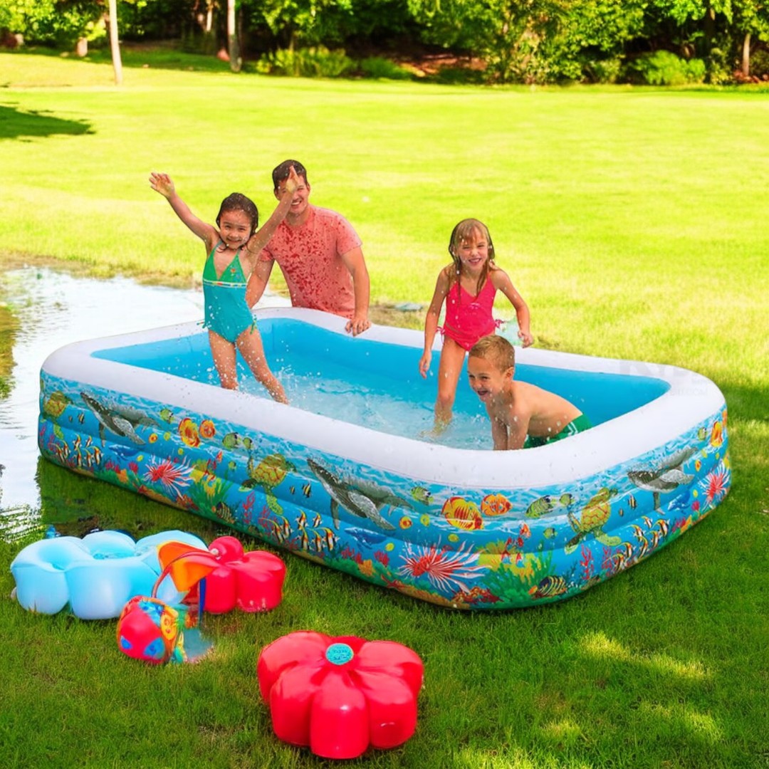 INTEX PISCINA RETANGULAR ANIMALES INTEX PISCINA RETANGULAR ANIMALES